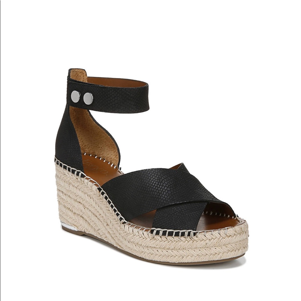 Franco Sarto espadrille wedges size 5.5